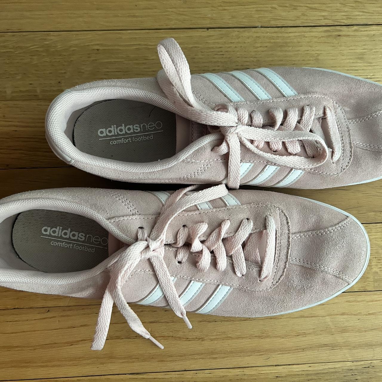 Adidas neo comfort sales footbed pink