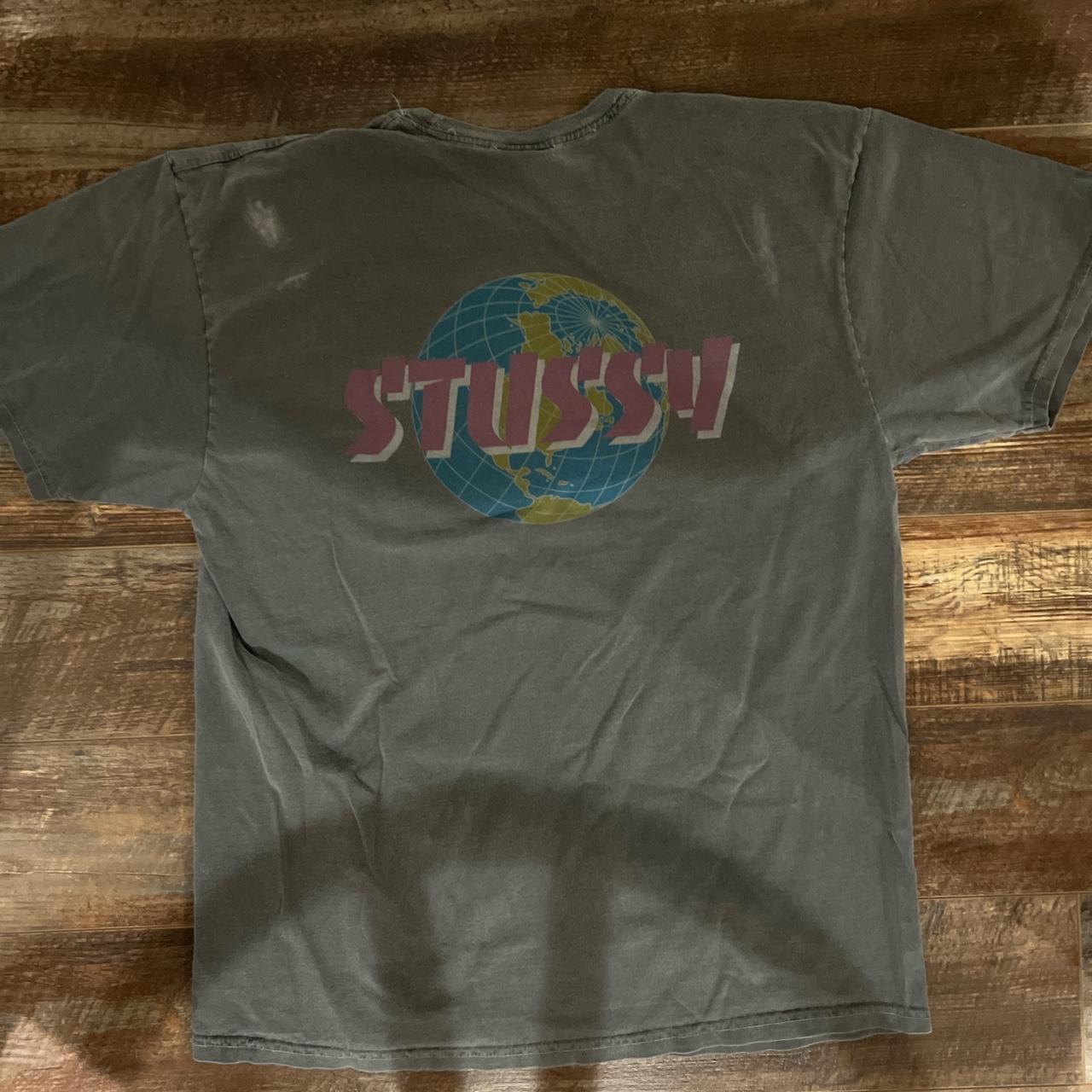 Vintage Stussy T-Shirt/ stains are shown in the... - Depop