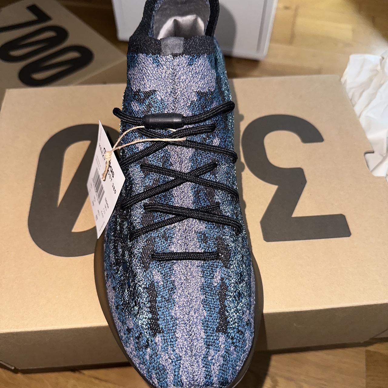 yeezy 380 covellite on feet