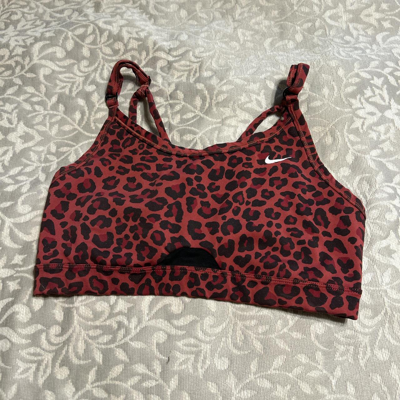 cheetah nike sports bra
