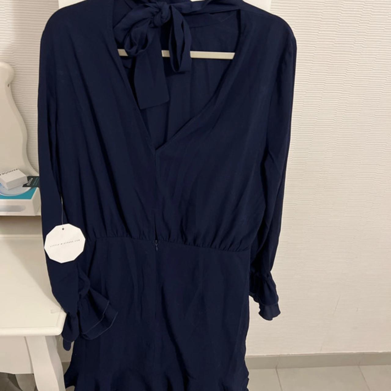 OUTRAGEOUS FORTUNE BLUE MARINE DRESS Depop