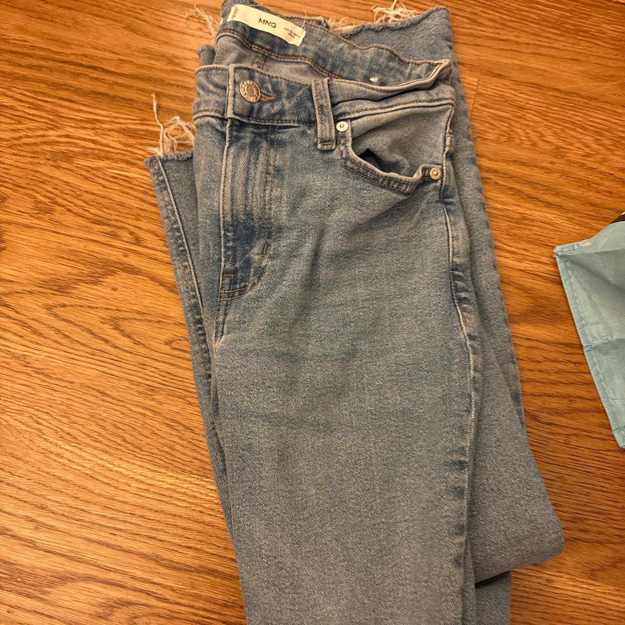 Mango Women's Jeans - Blue - 4 – Mango flare blue jeans