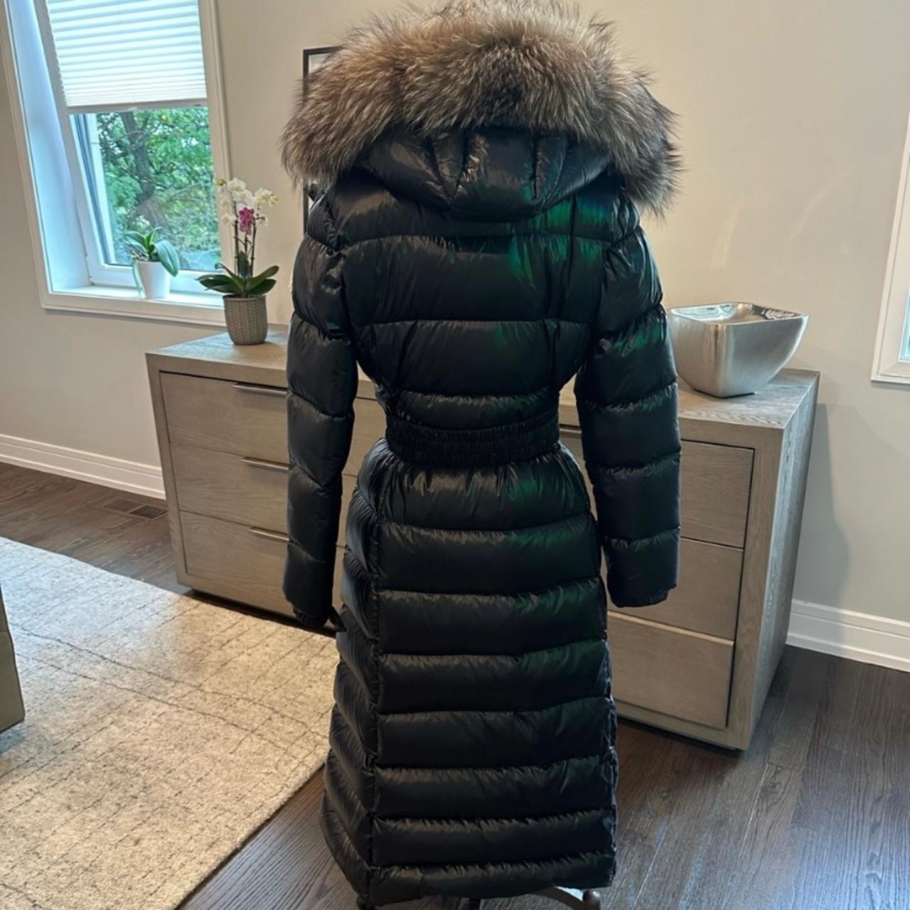 Moncler hudson coat giubbotto size 1 The hood is... - Depop