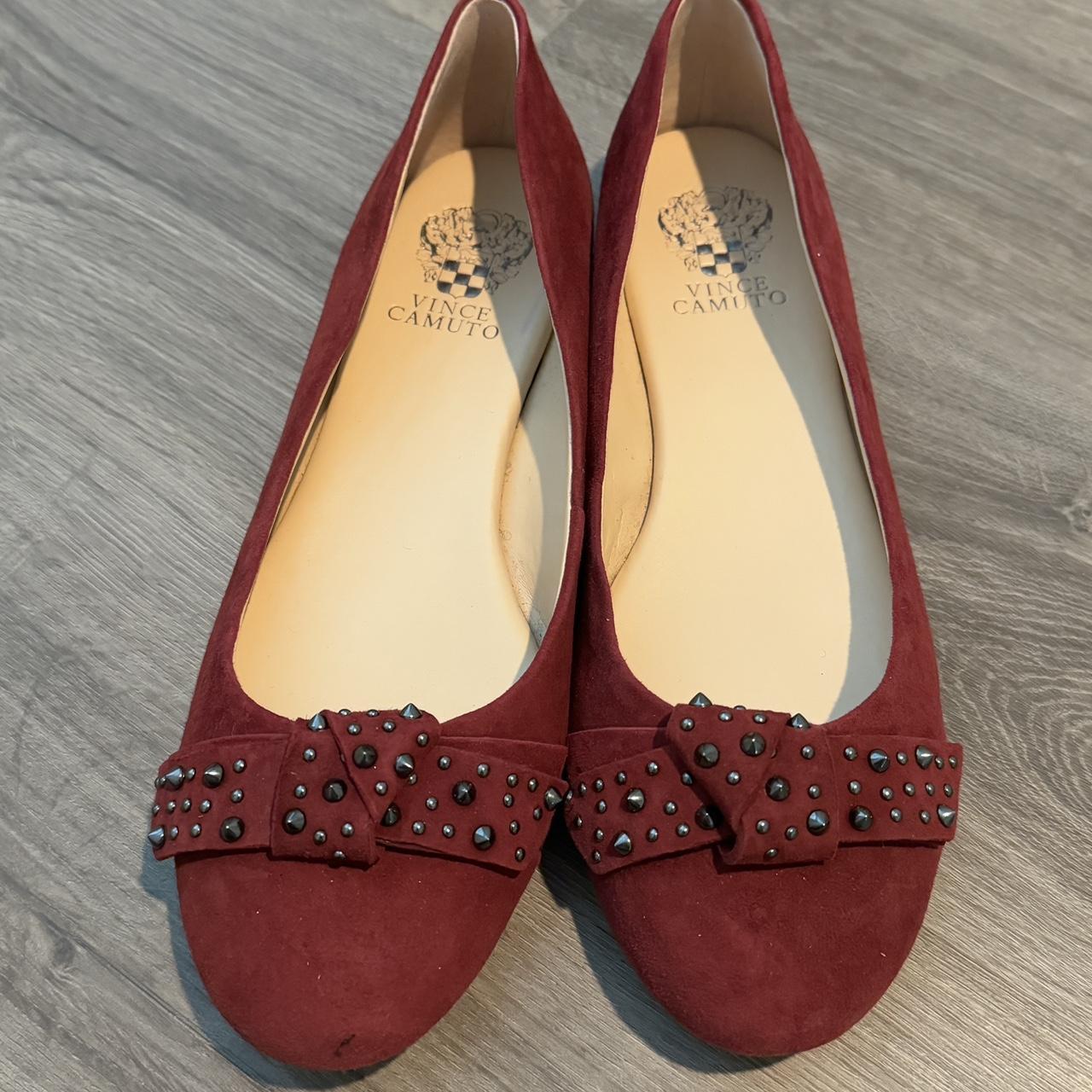 Vince camuto best sale red flats