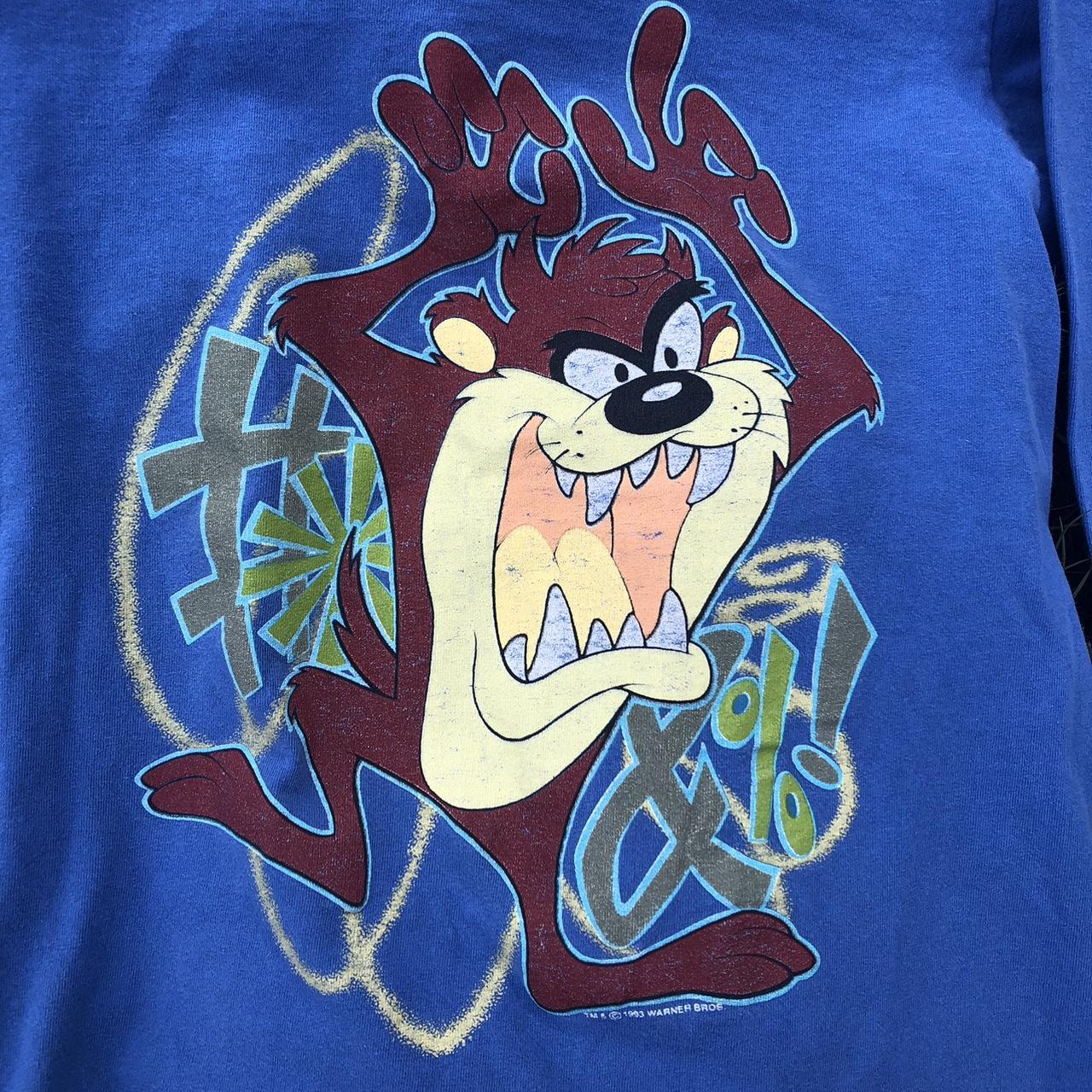 1993 tazmanian devil all over print tornado trees deals destruction looney tunes men L