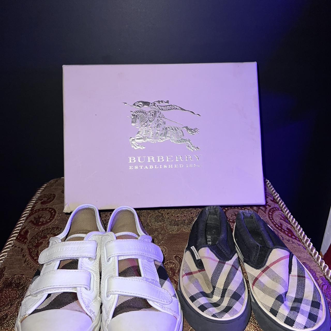 Burberry shoes on sale kids purple