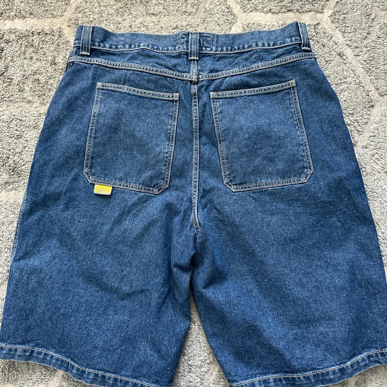 JNCO size 42 dark stone 14” jorts - Depop