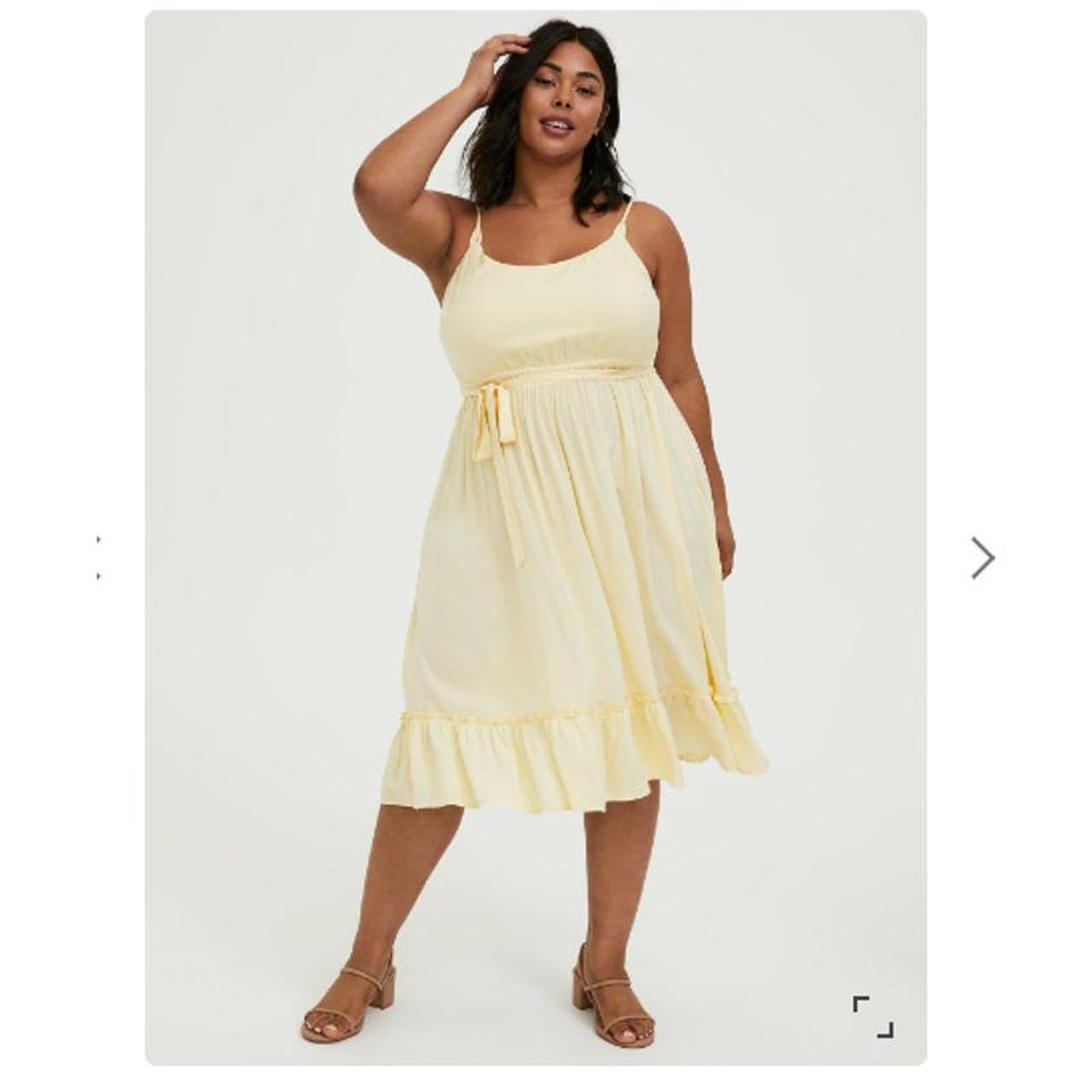 Torrid best sale yellow dress