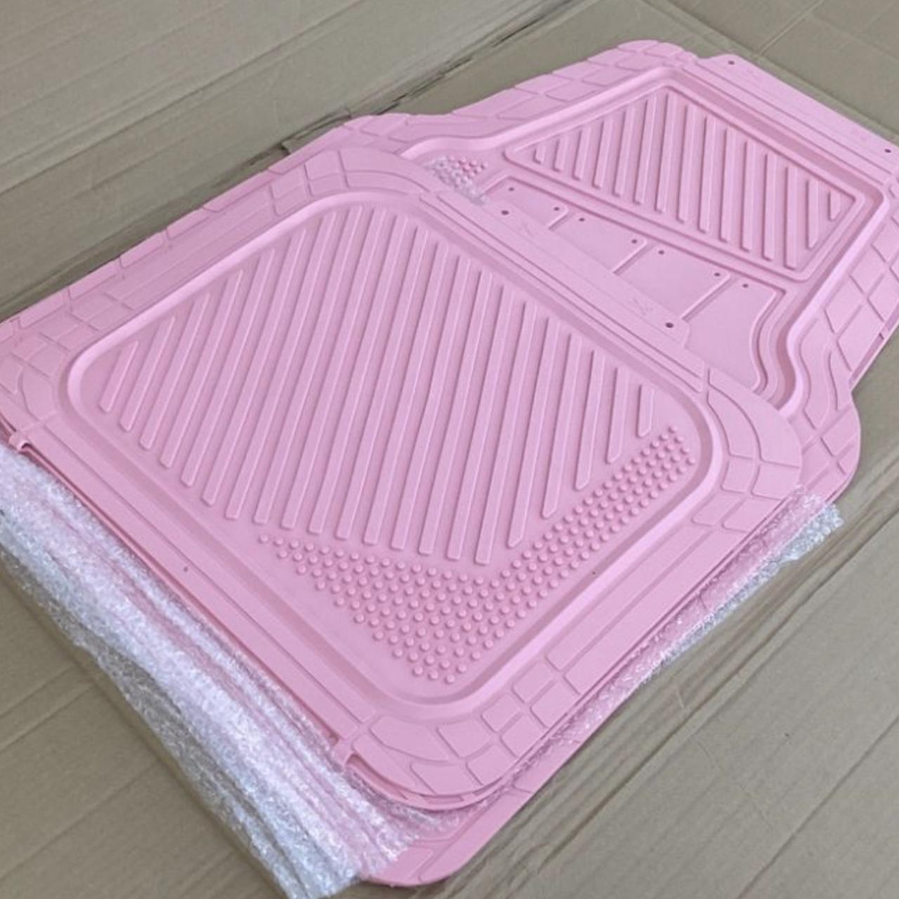Pink car mats heavy duty Depop