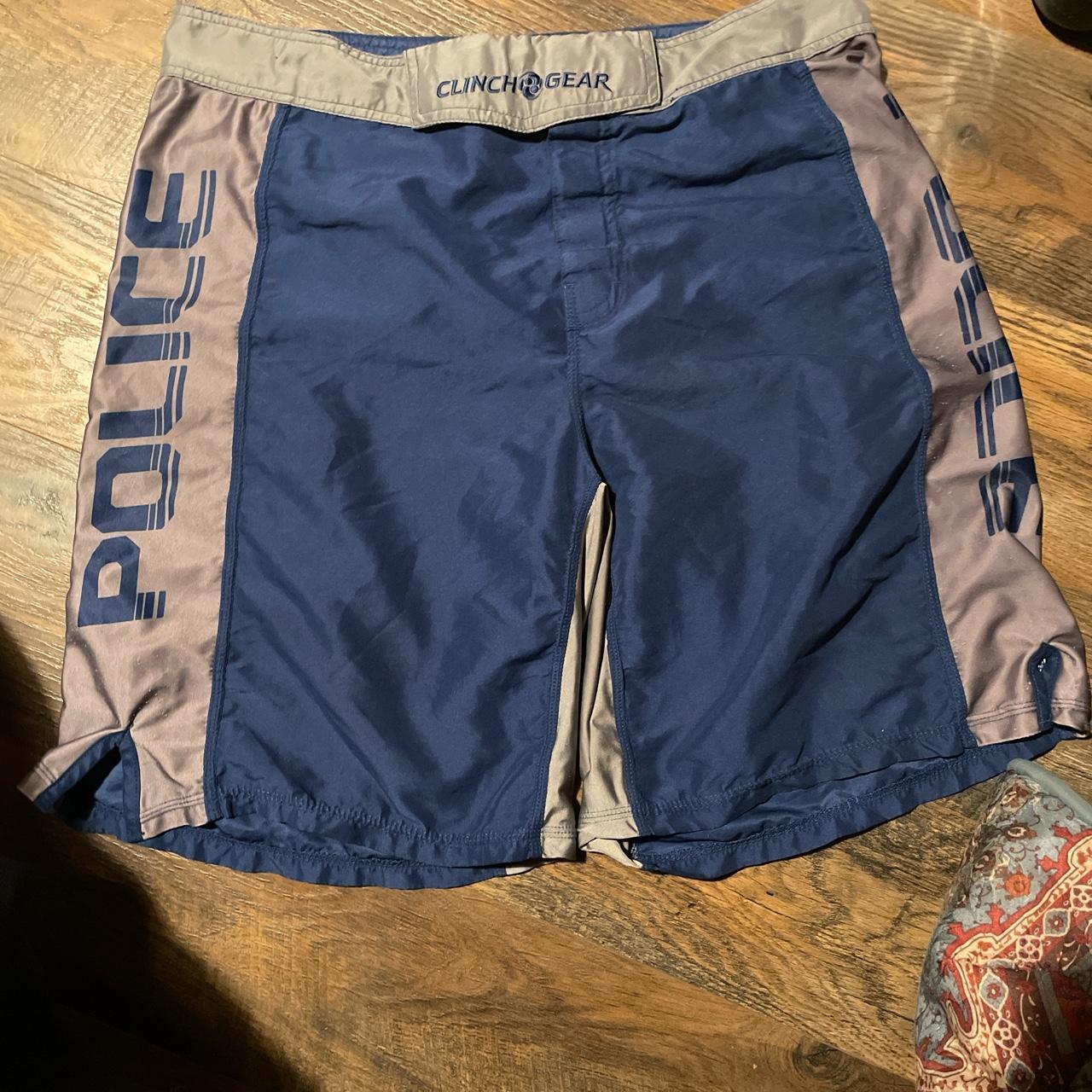 “Police” shorts Depop
