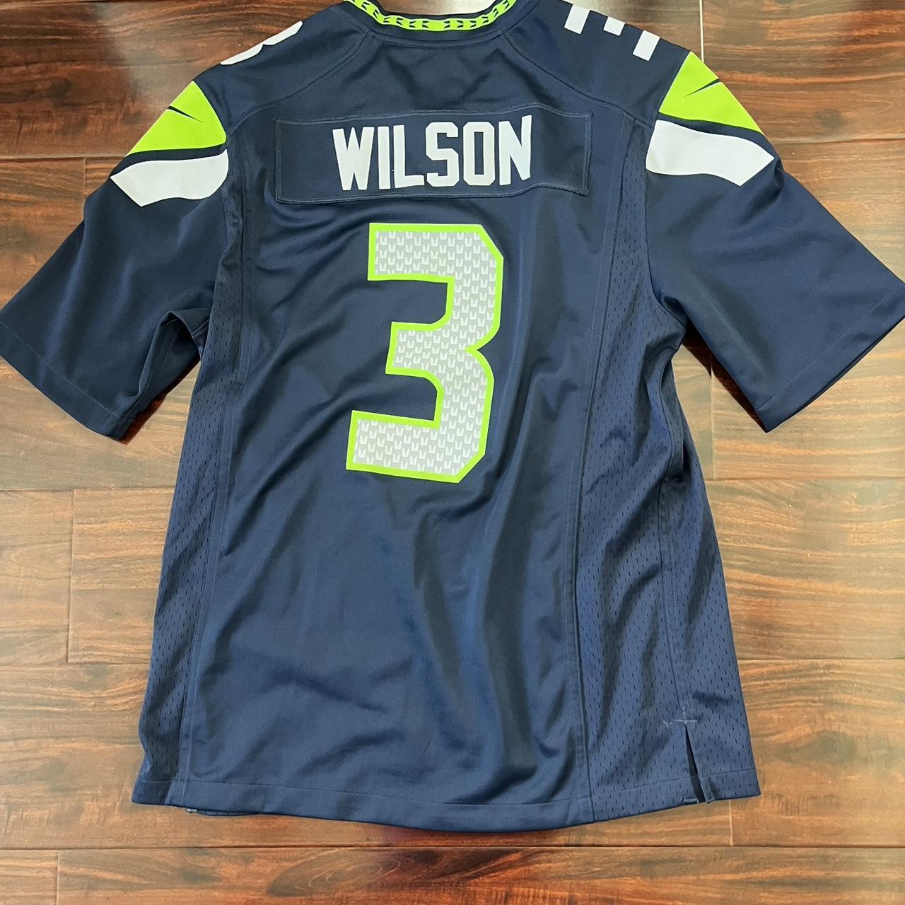 Nike seattle seahawks russell wilson jersey men... - Depop