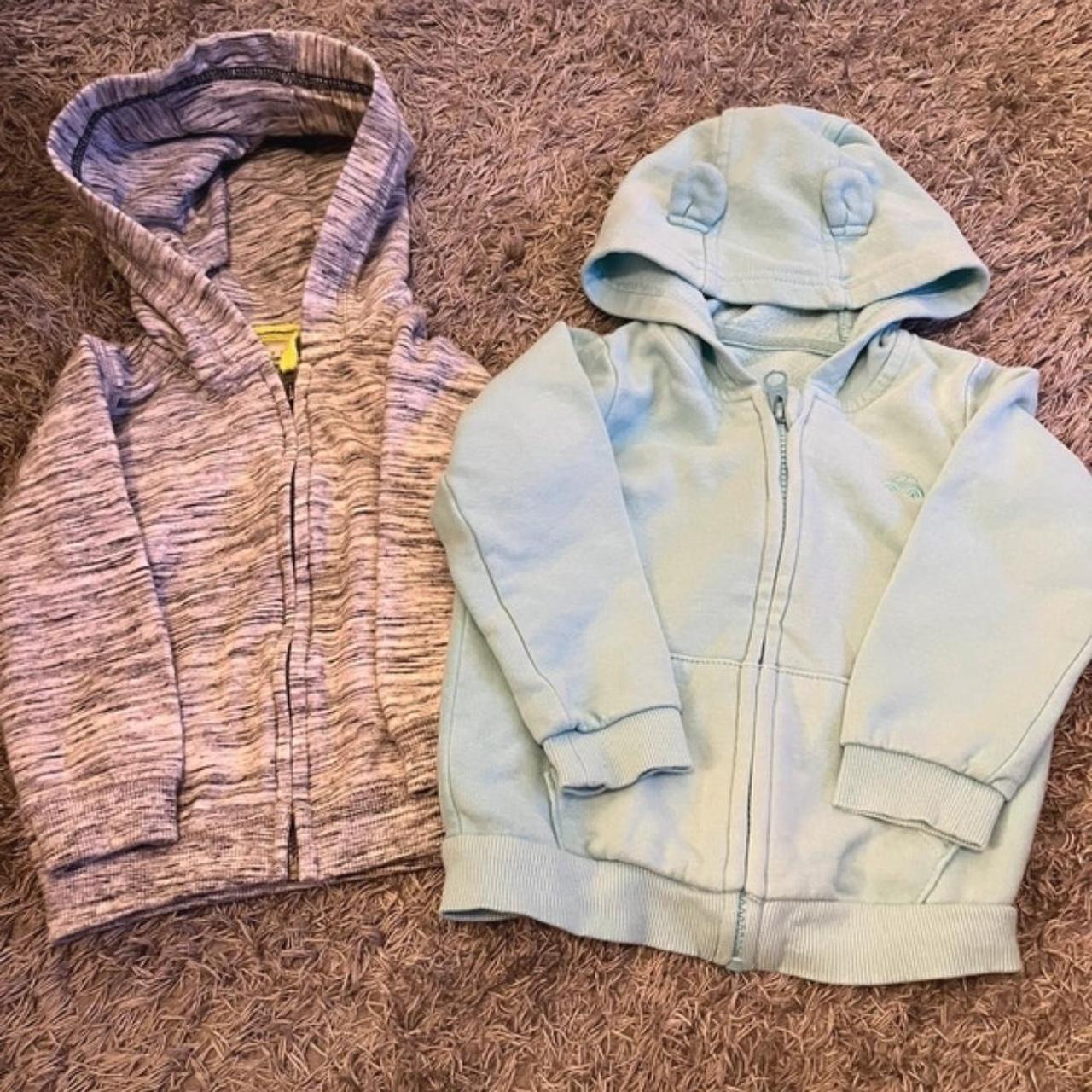 2 boys hoodie’s/zip up jumpers. 1218 months. One... Depop