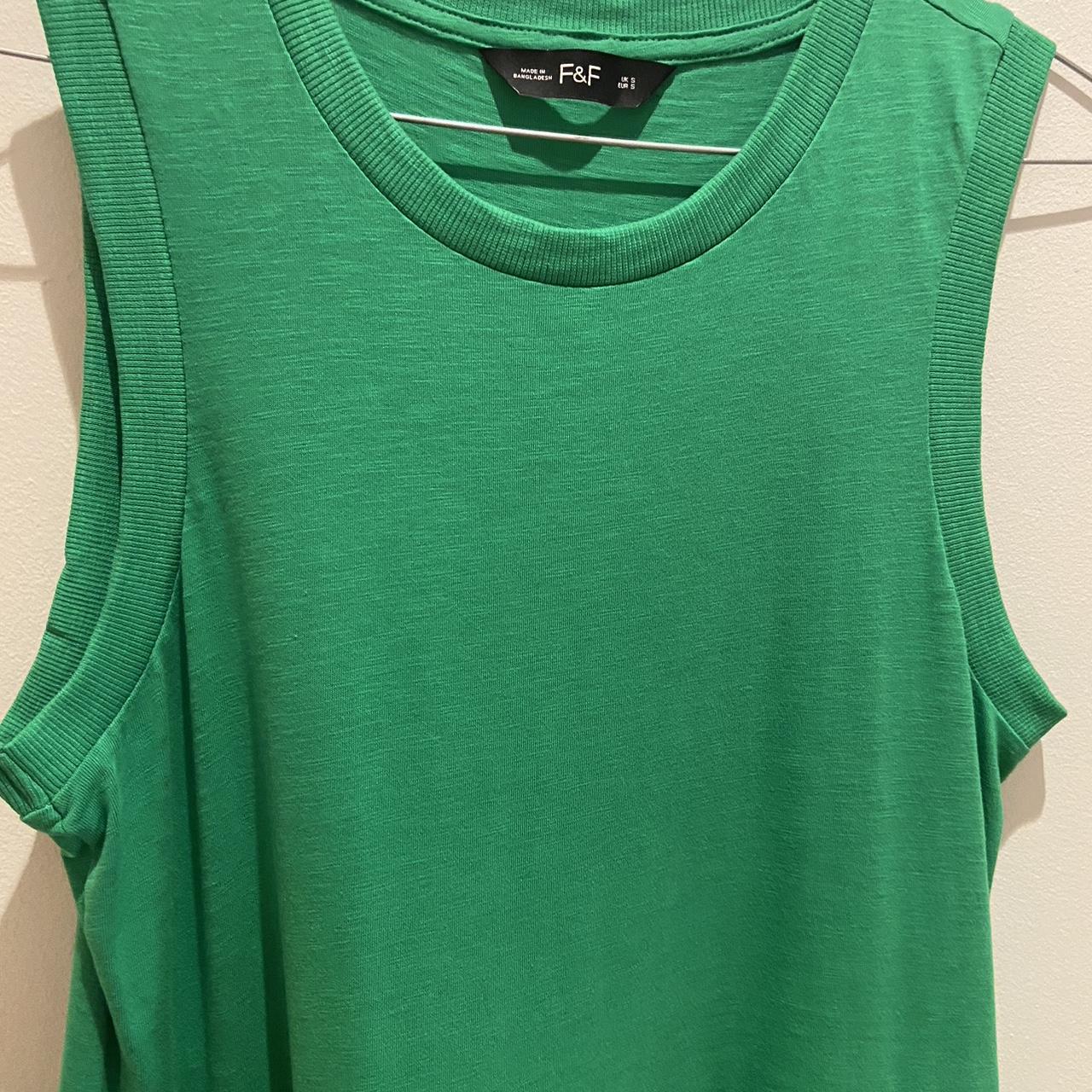 Tesco F&F sleeveless green Only worn once Depop