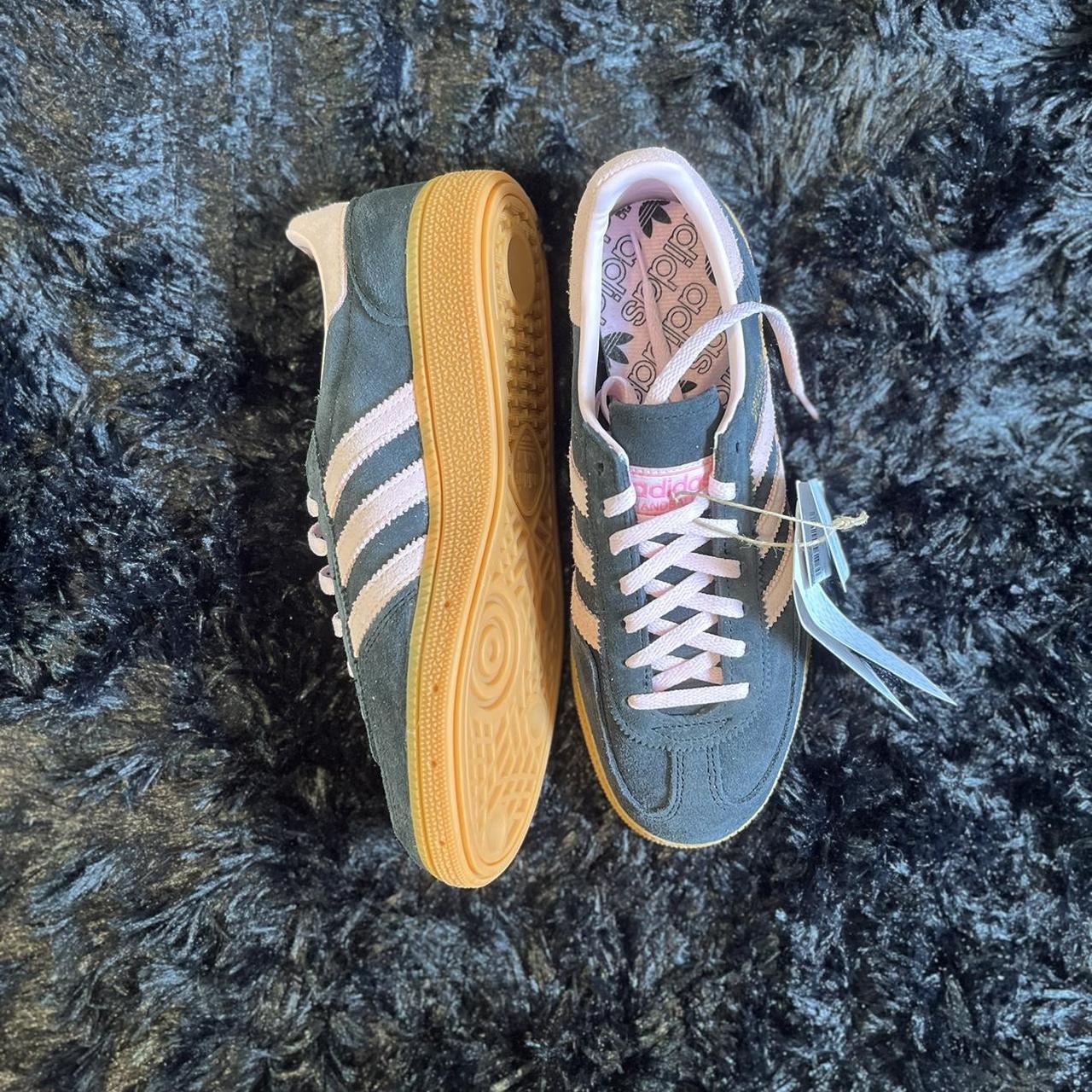 Handball spezial Core black, Clear pink & Gum. 10/10... - Depop