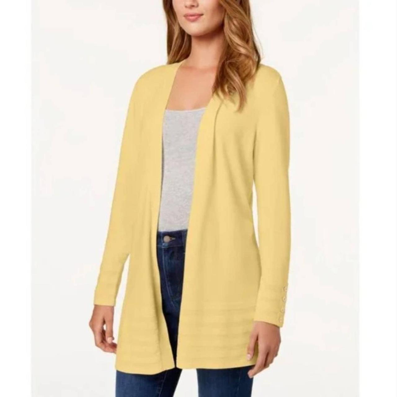 Charter club open outlet front cardigan