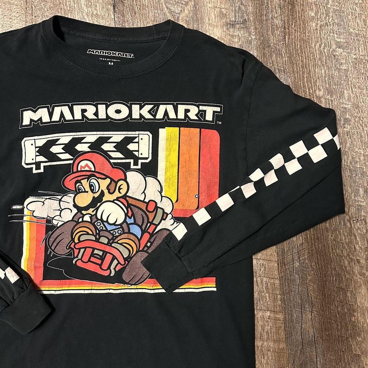 Vintage Mario Kart long sleeve t shirt Mario Kart... - Depop