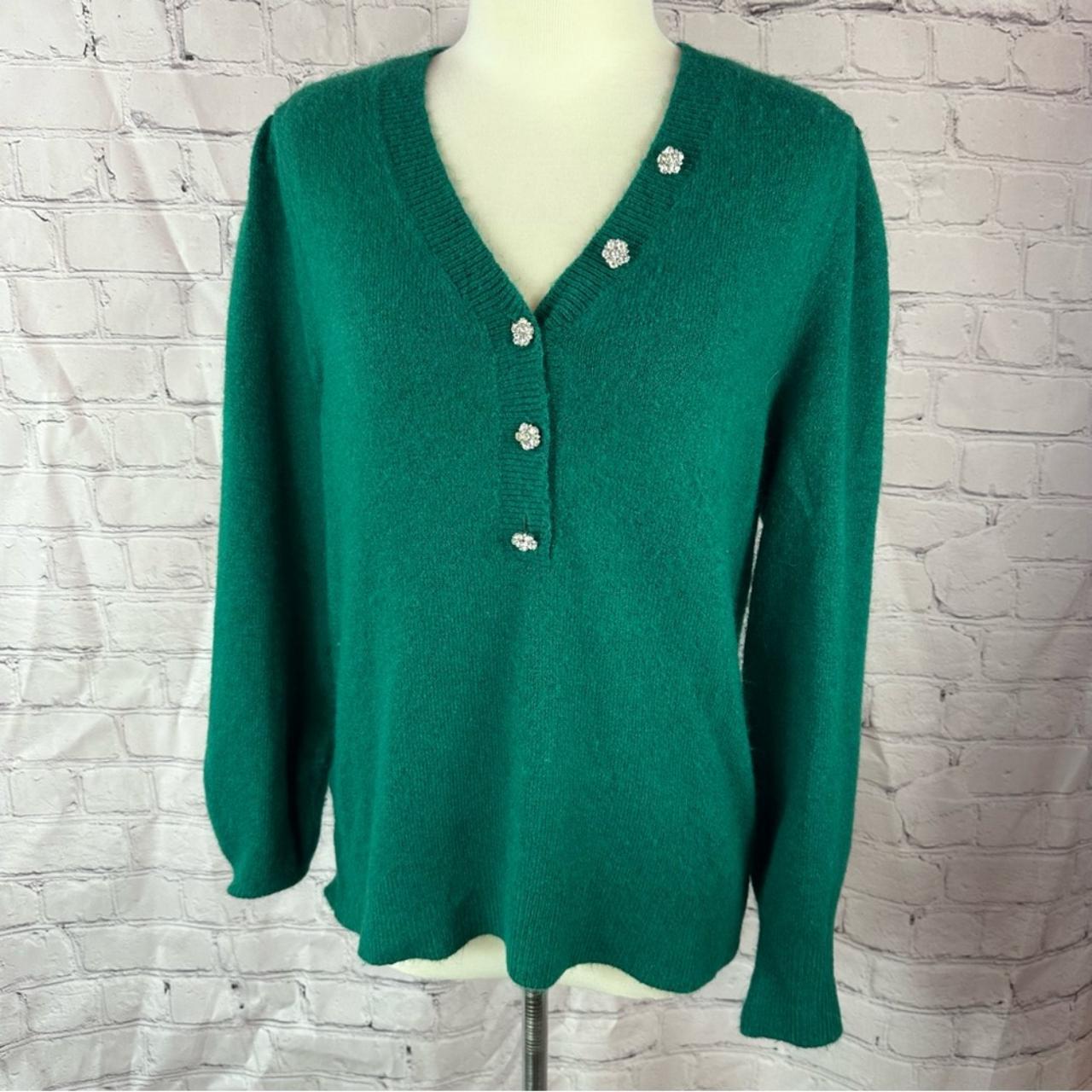 LOFT Petite Women's Sweater Green L – LOFT ann taylor petites