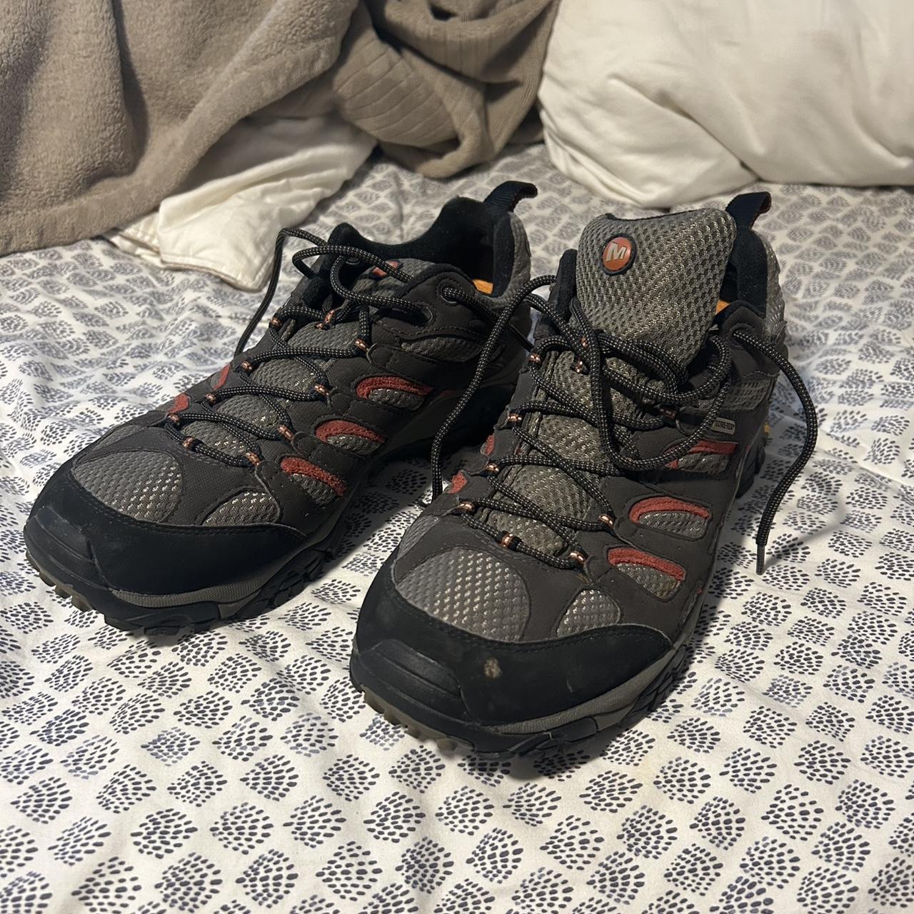 Merrell Men's Sneakers - Black/Multi - US 11 – Merrell Moab Hiking Trail Shoes Men's Size …