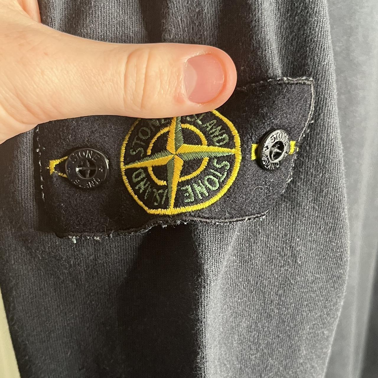 Black stone island jumper Not as faded as in the... - Depop