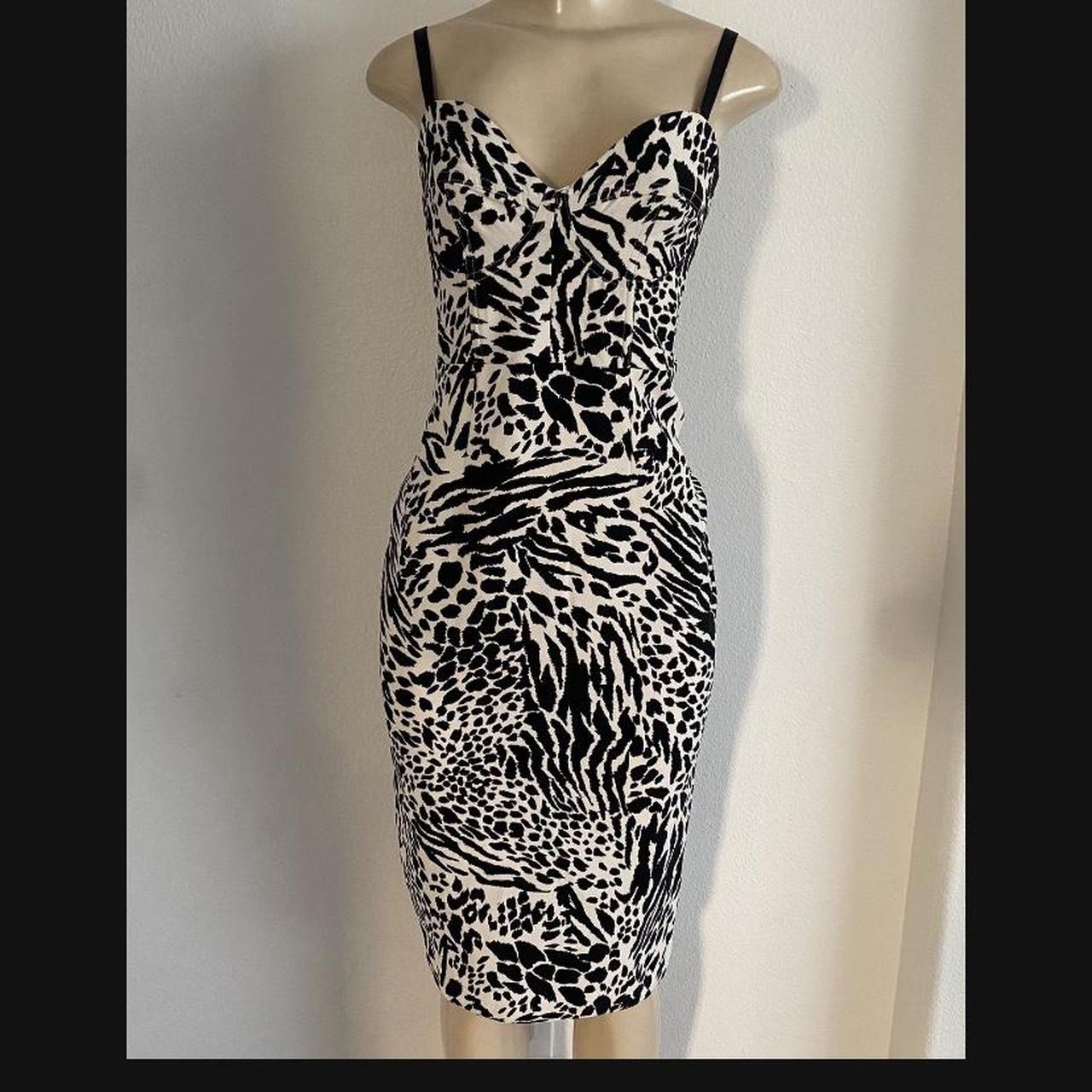 Sergio Hudson for Target popular Animal Print Bustier Midi Dress