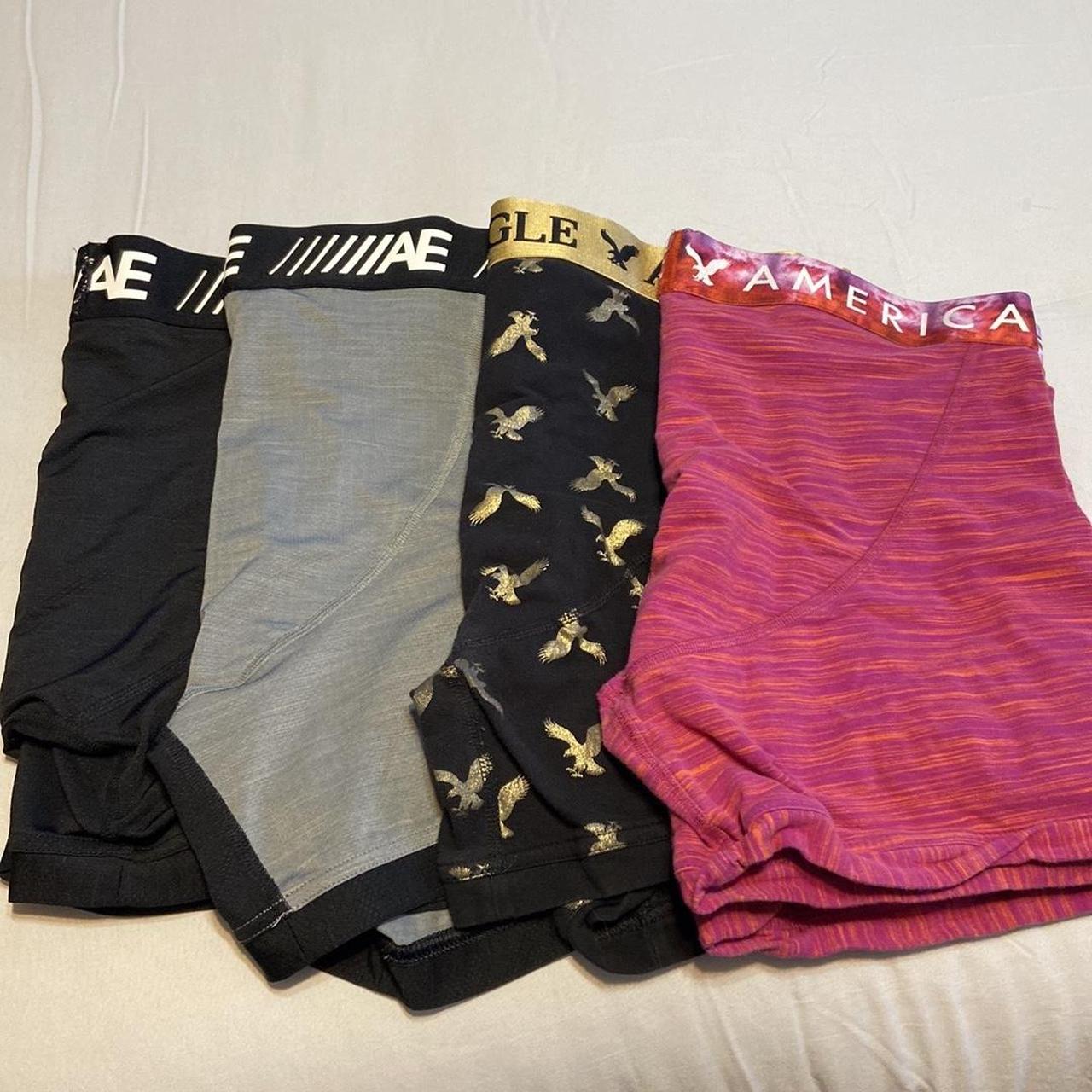 4 pair American Eagle boxer briefs. Large. Worn... Depop