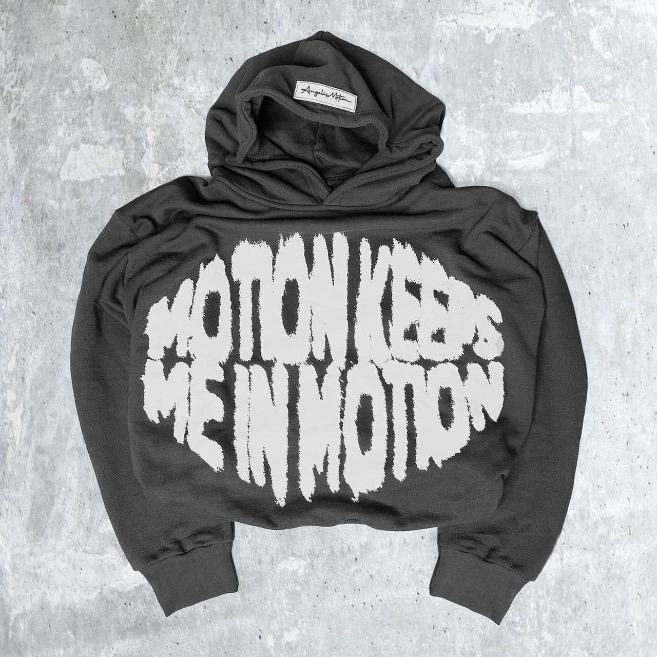 Motion Keeps Me In Motion Hoodie♾️ streetwear... Depop