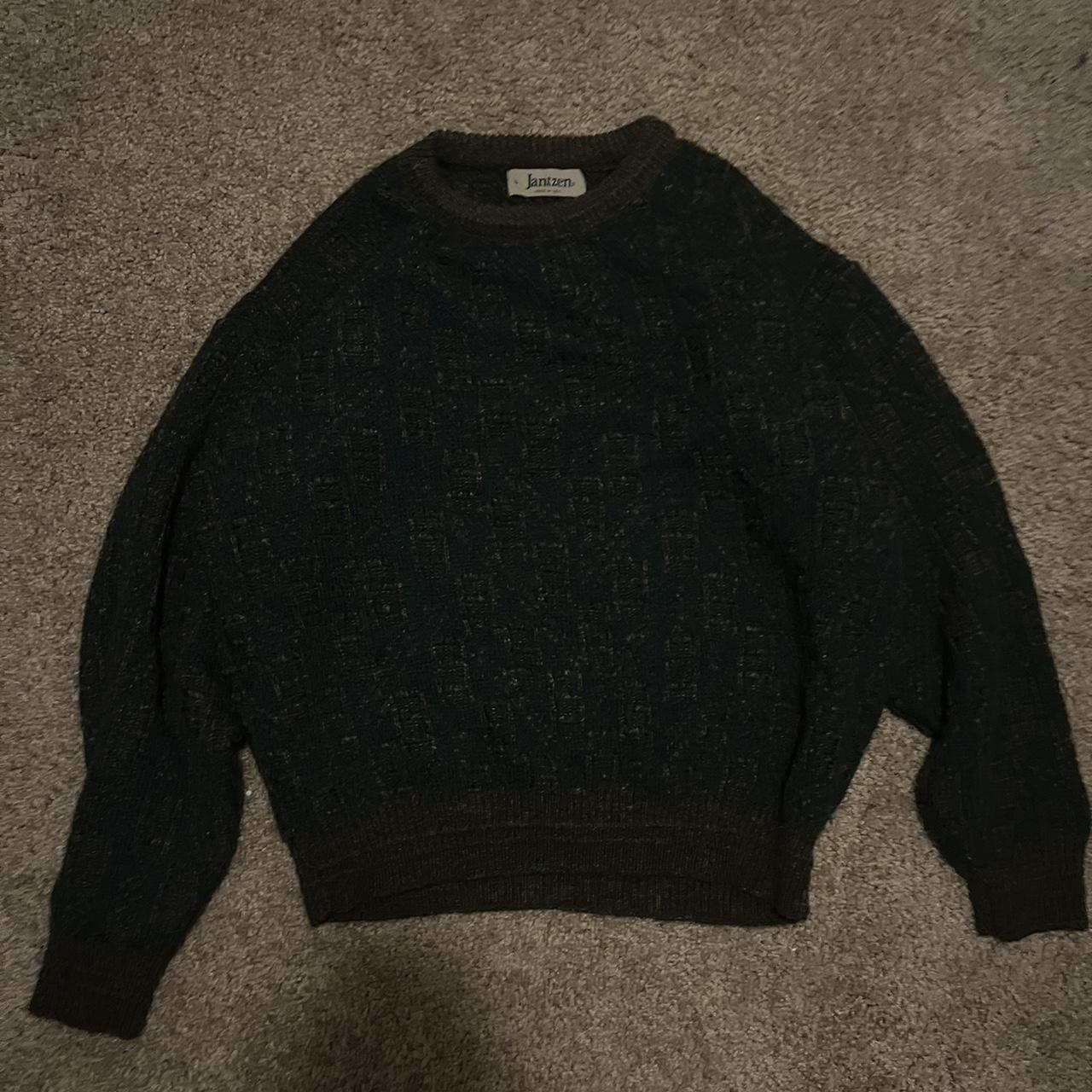Vintage sweater 90s made in USA grampa vibes Really... - Depop