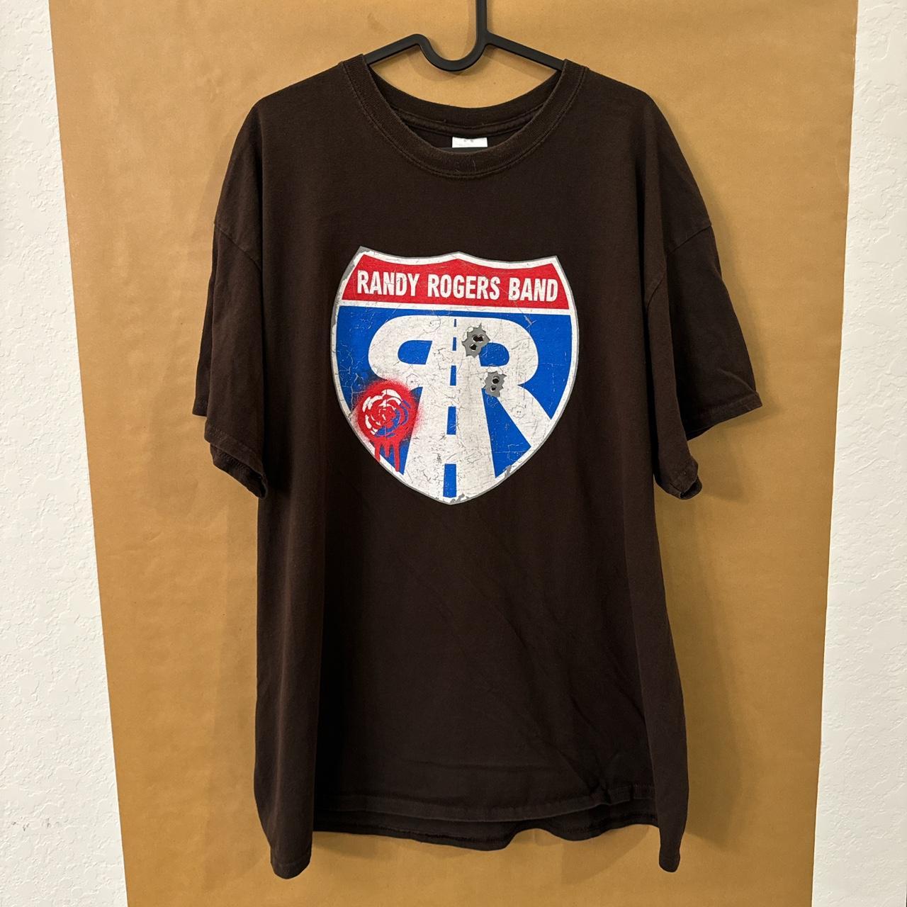 Randy Rogers Band Tshirt XL Brown Gildan Ultra. Depop