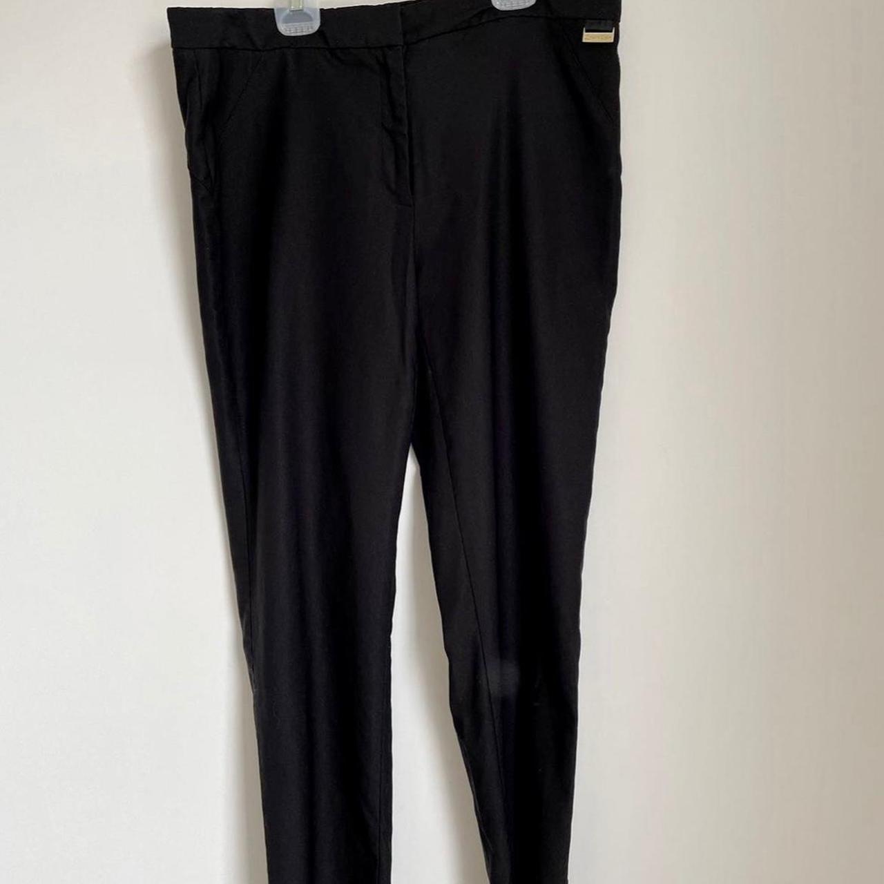 Calvin klein black dress pants womens best sale