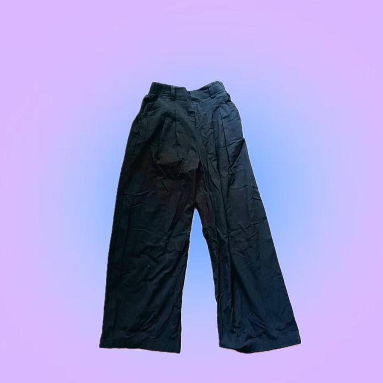 Black cotton pants 🖤 - bought off of halara for a&mldr; - Depop