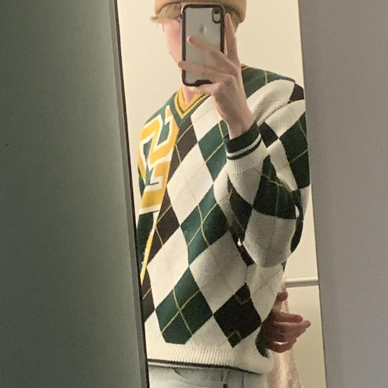 Checkerboard sweatshirt best sale