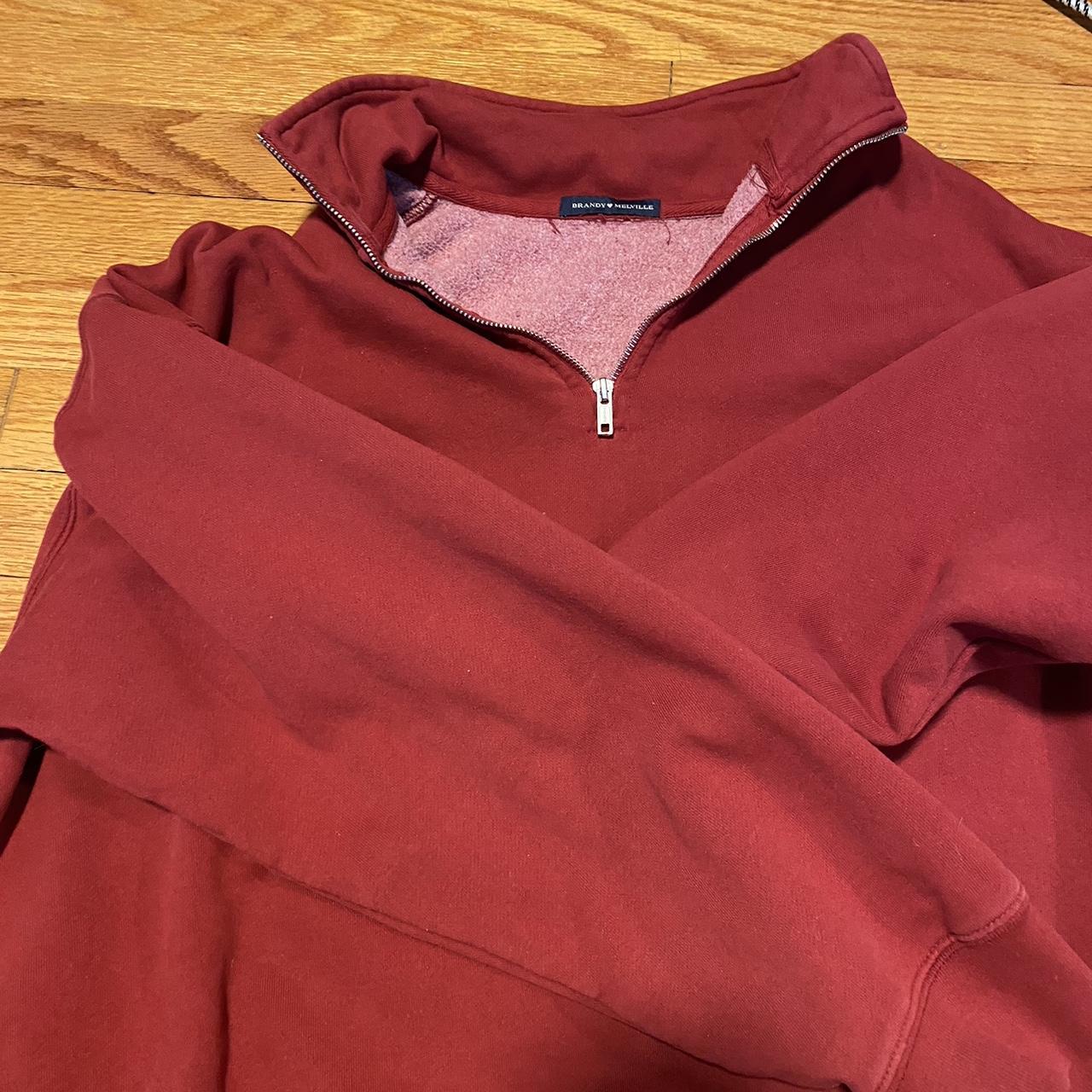 Quarter zip pullover brandy melville online