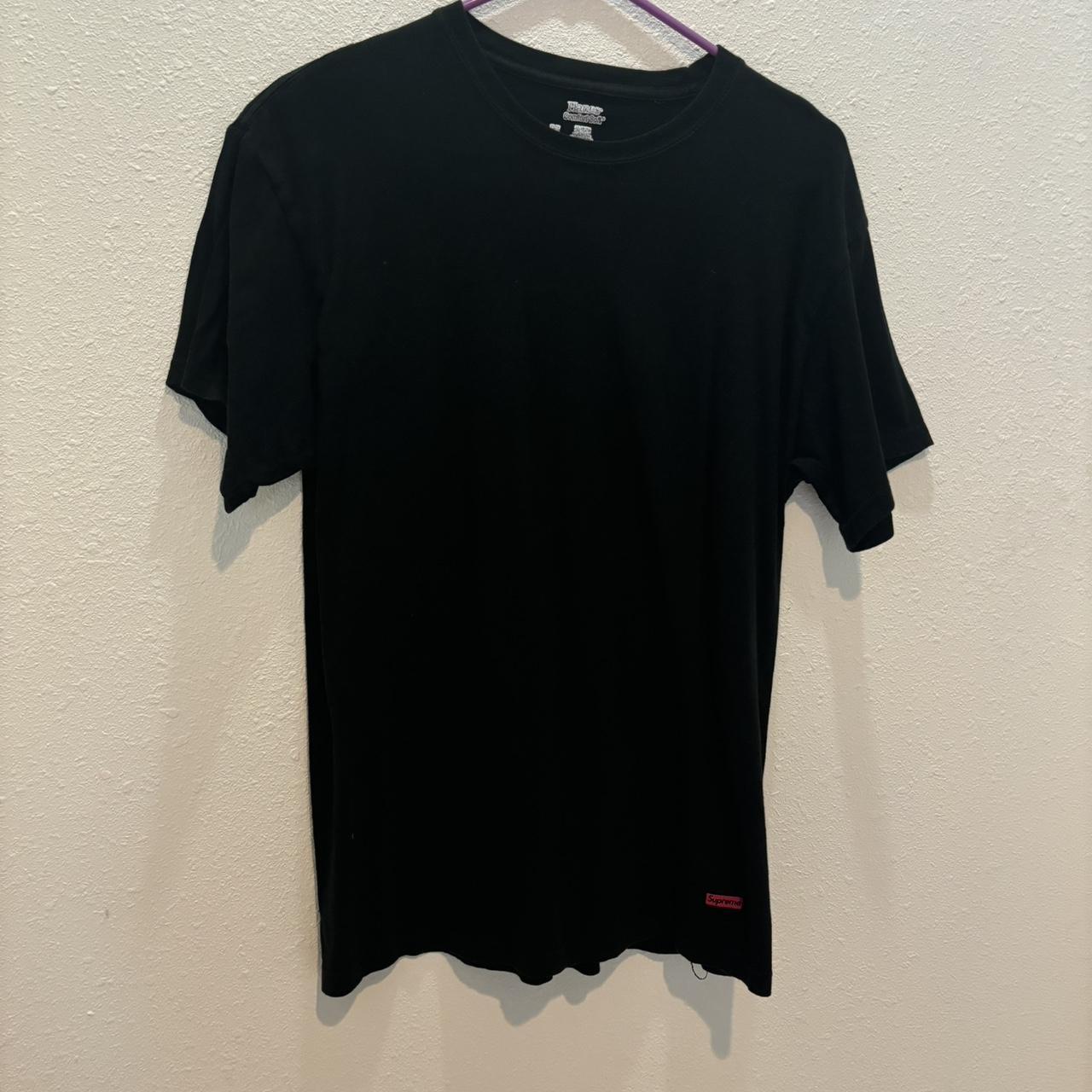 Supreme and hanes tee collab medium Depop