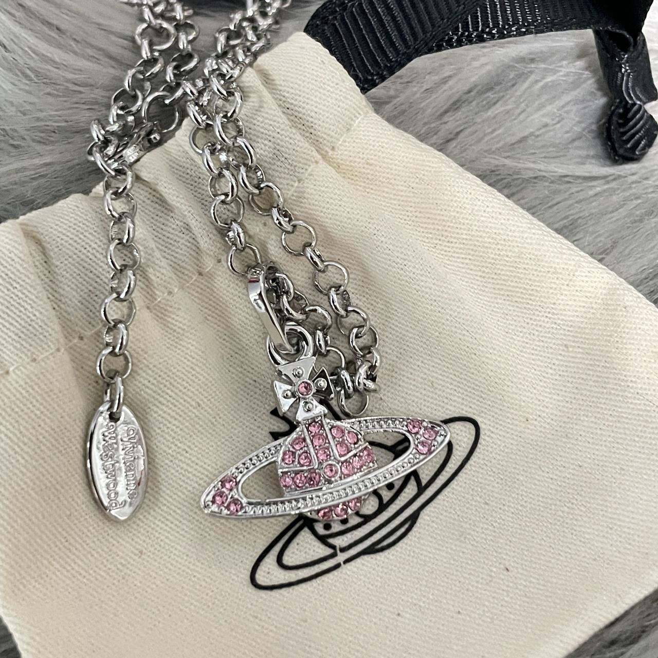 vivienne westwood necklace Pink Diamonds vv... - Depop