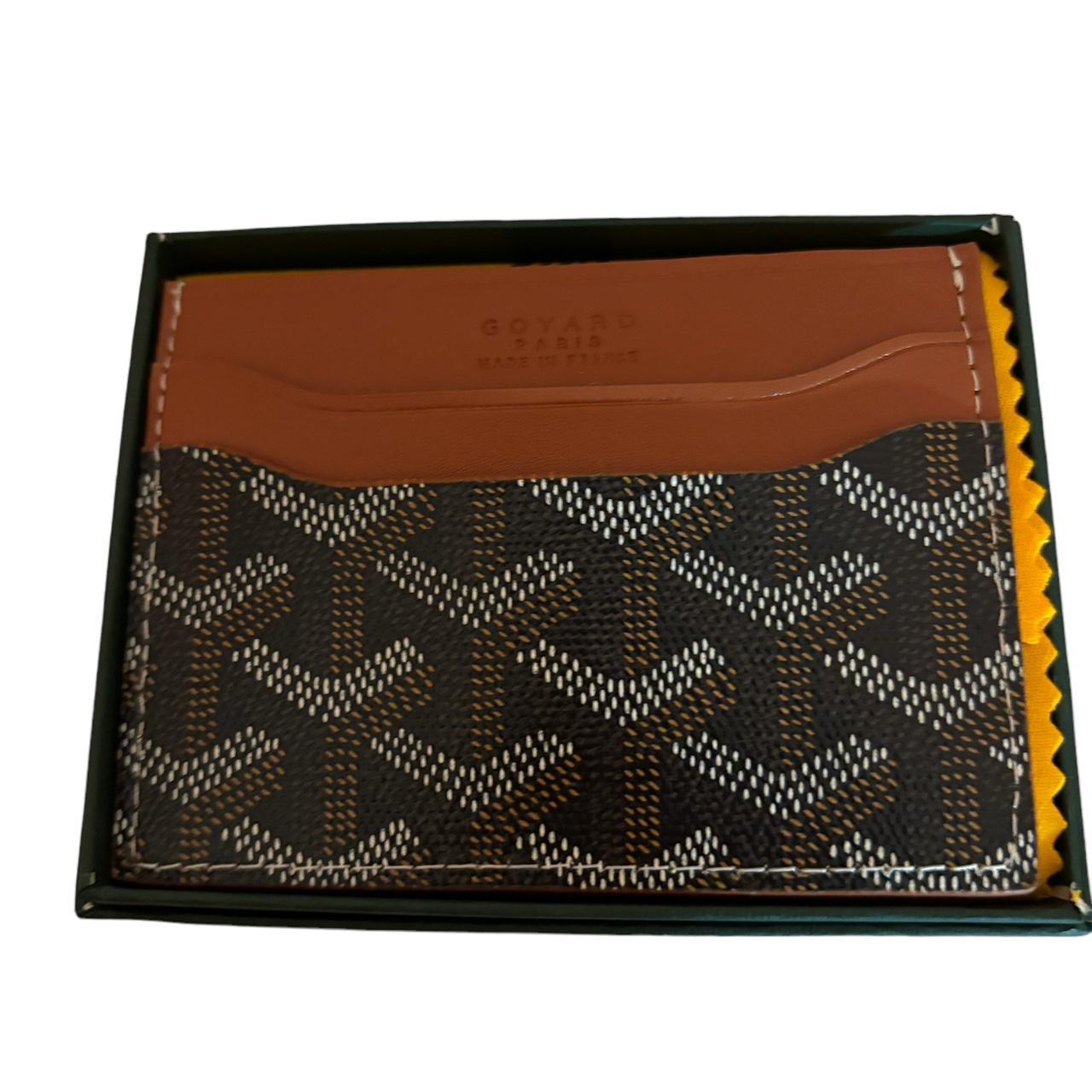 Brown goyard card cheapest holder