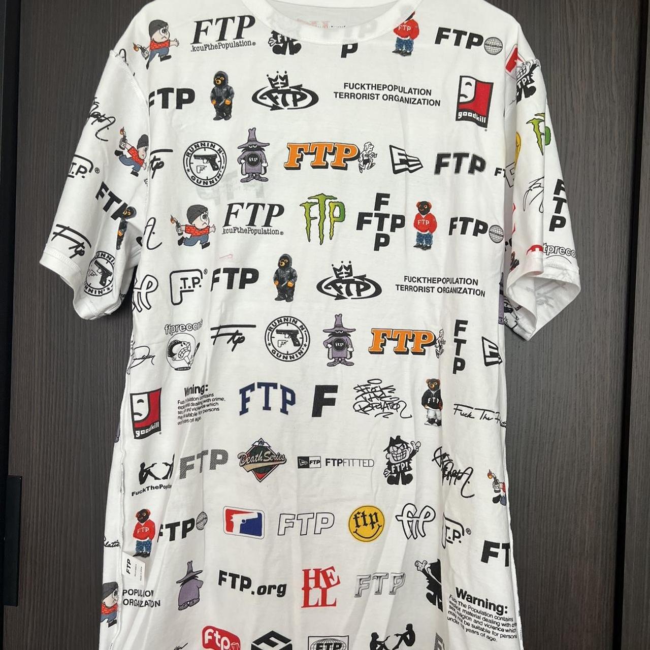 Brand new FTP FUCKTHEPOPULATION Reversible 13 Year... - Depop