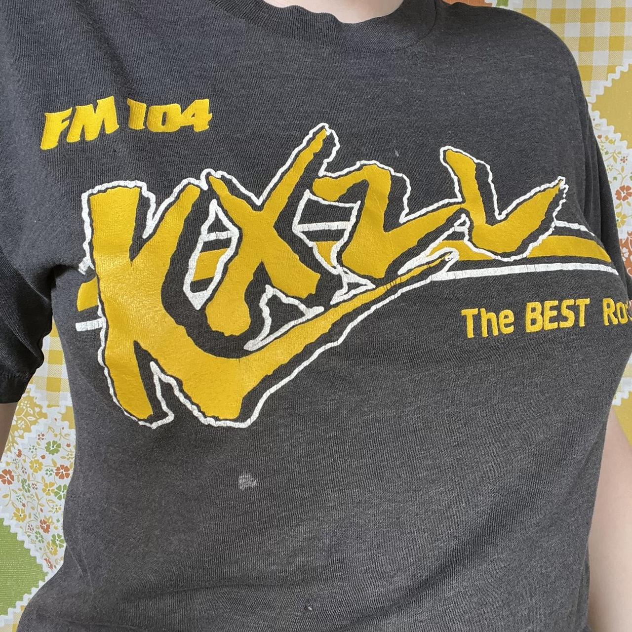Vintage 80s San Antonio radio station KXZL tshirt. | Depop