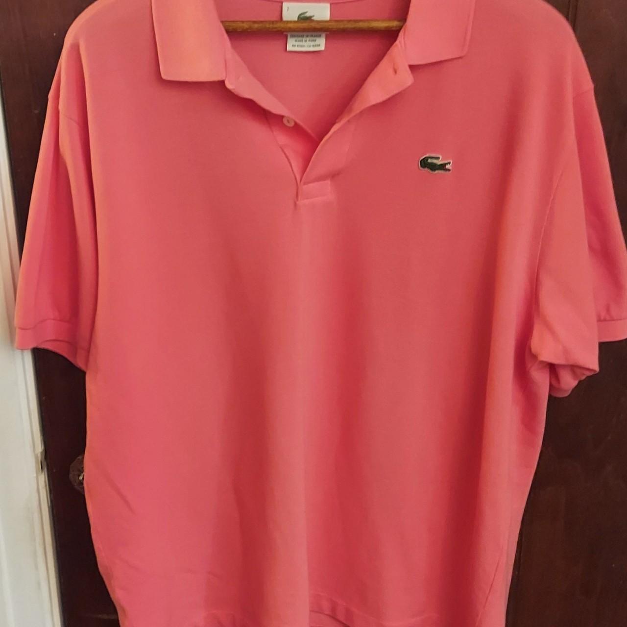 Lacoste polo deals size 7