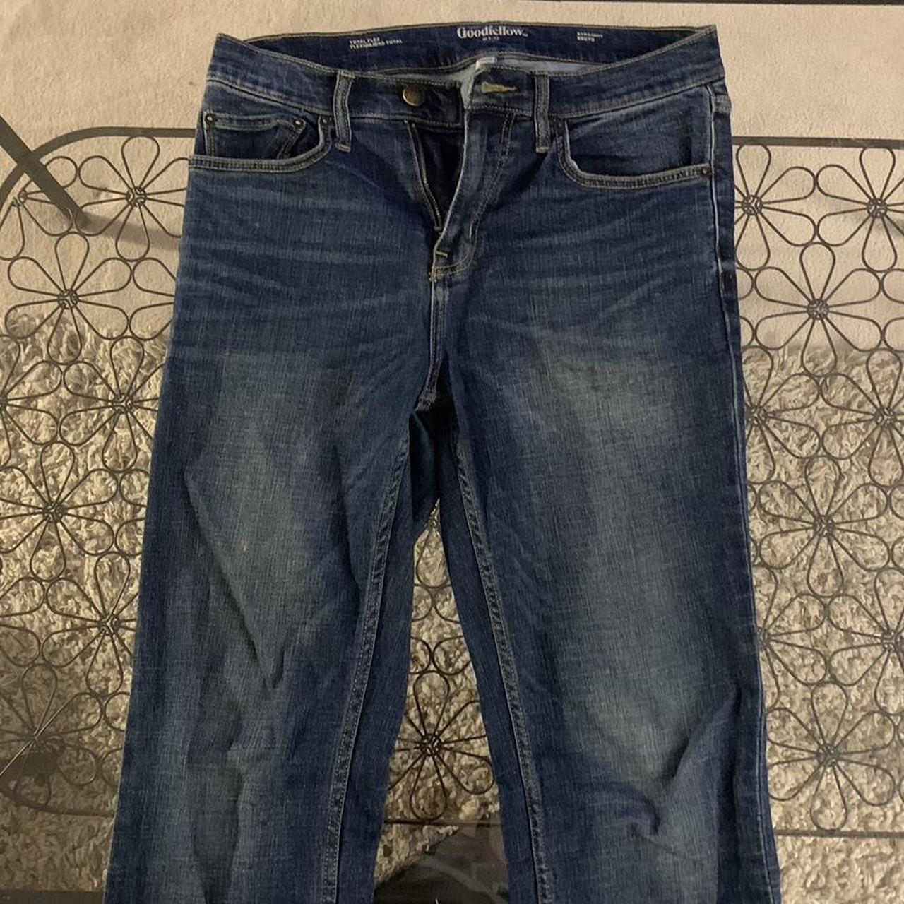 Target/Goodfellow - Men’s Dark Blue Jeans Size: 30x32 - Depop