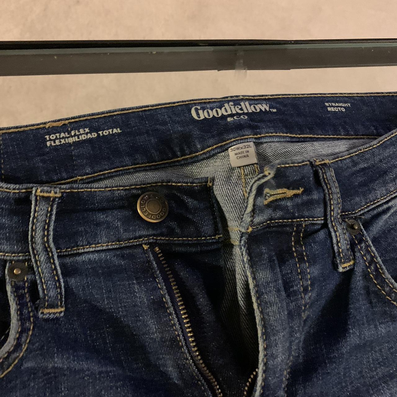 Target/Goodfellow - Men’s Dark Blue Jeans Size: 30x32 - Depop