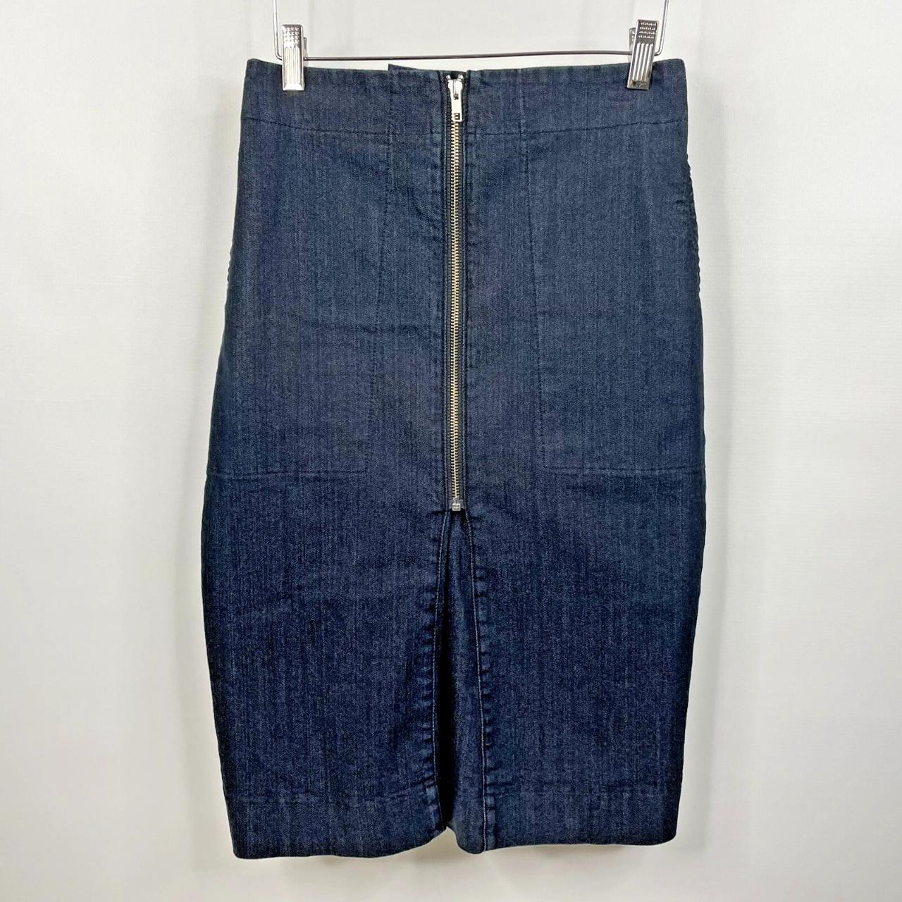 Prairie Underground High Waist Blue Denim Zip Depop