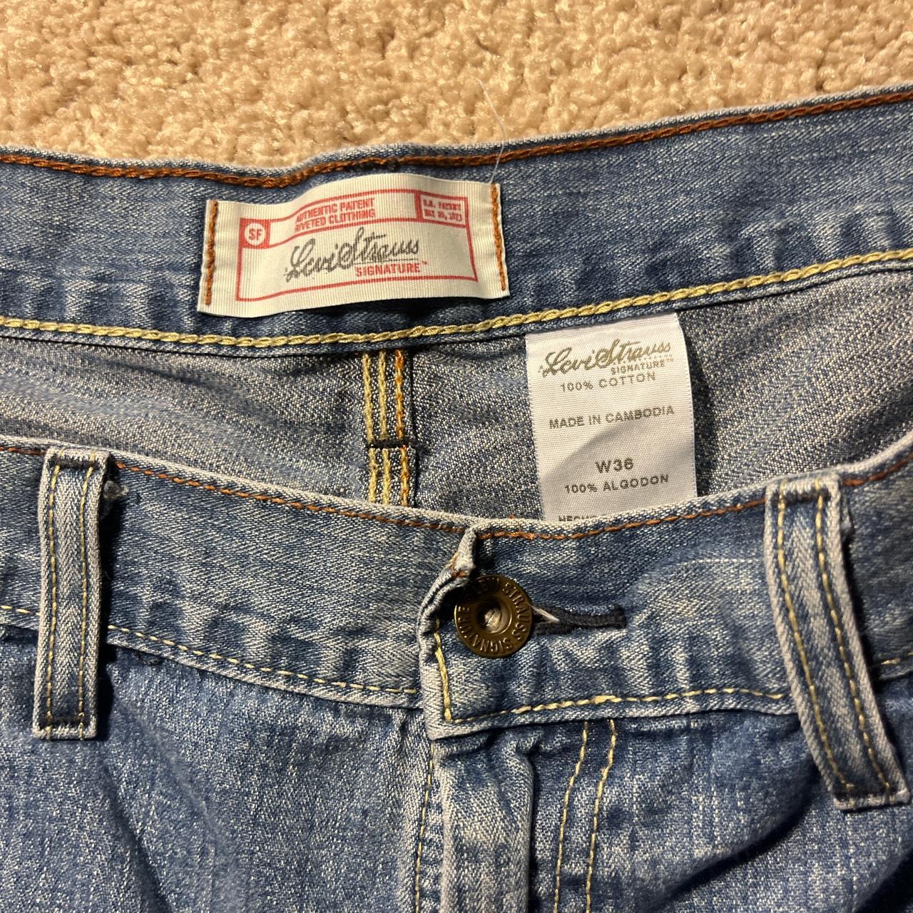 Vintage Baggy Levi Strauss jorts Size:... - Depop