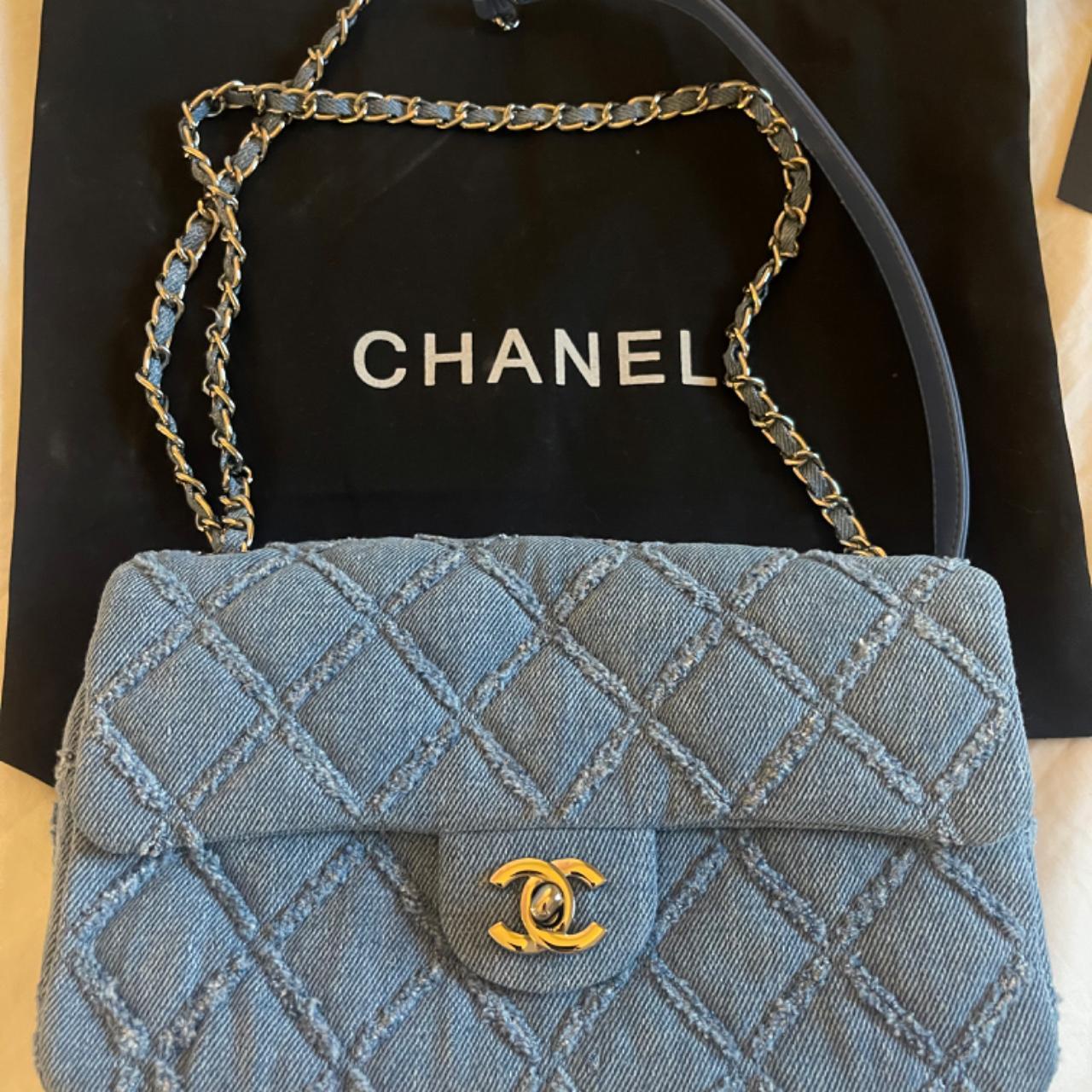 Chanel on sale denim purse