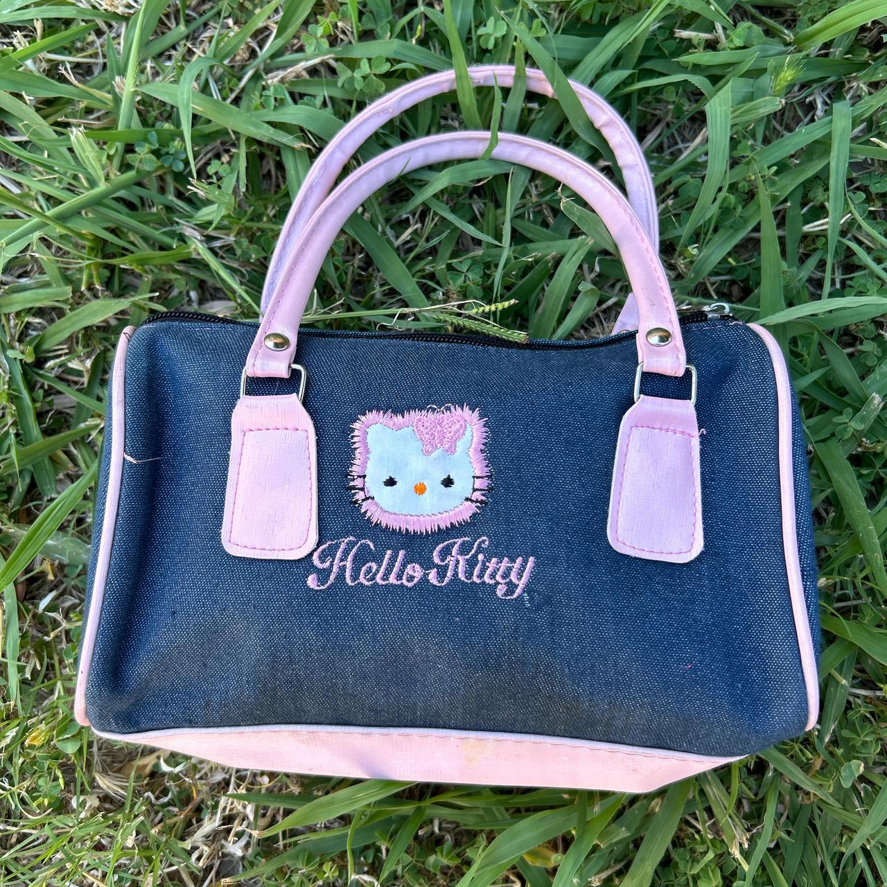 On sale hello kitty denim bag