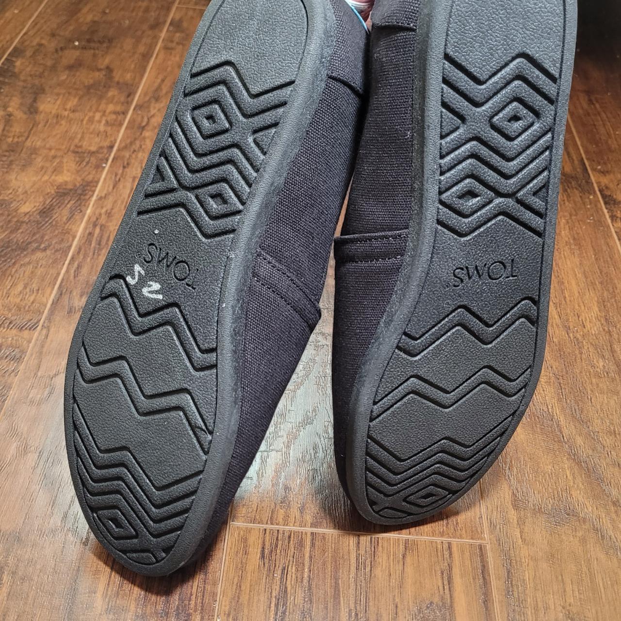 toms red canvas shoes