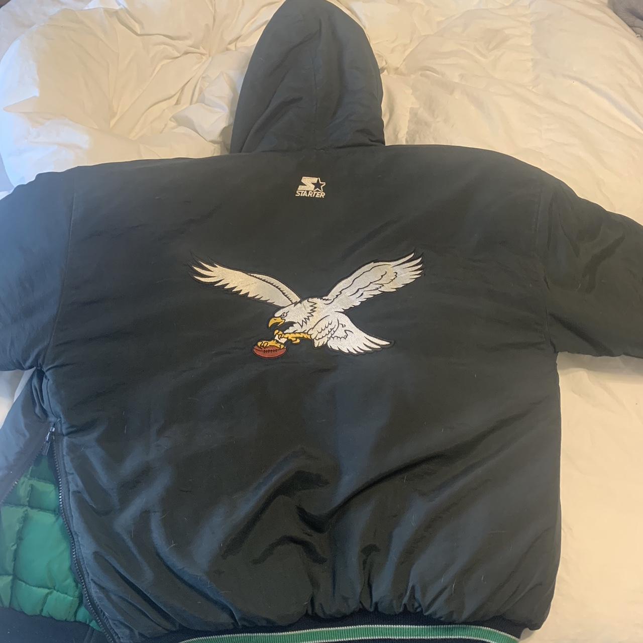 VTG 90s Philadelphia Eagles NFL Starter Jacket Parka | Depop