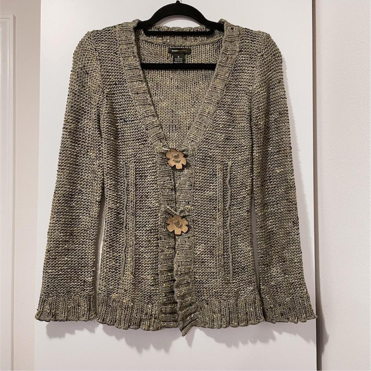 BCBGMaxAzria Vintage Whimsical Knit Cardigan with Depop