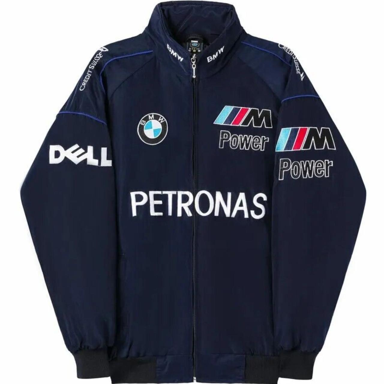 BMW Racing Bomber Jacket F1 - Depop