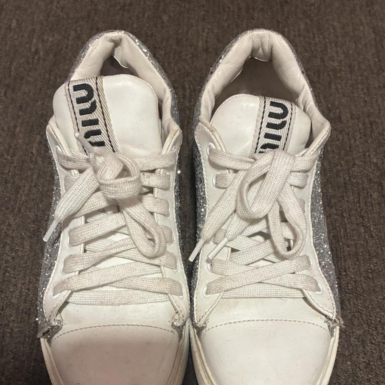 Miu Miu Women's Sneakers - White/Cream – Miu miu … - image 1