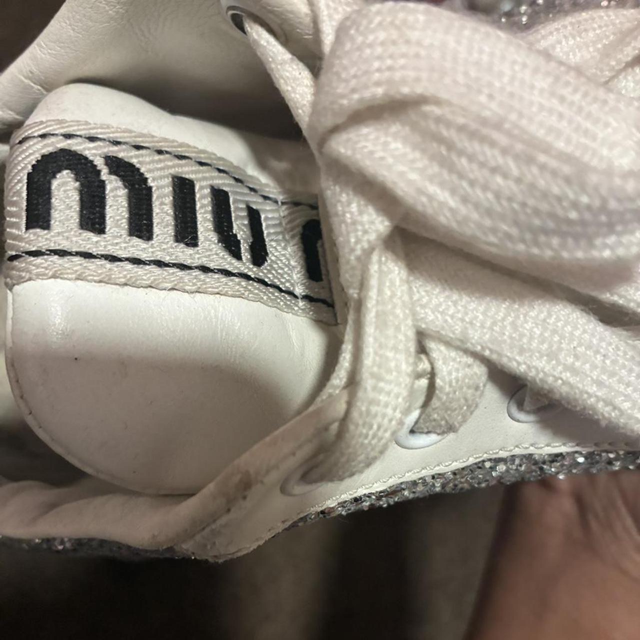 Miu Miu Women's Sneakers - White/Cream – Miu miu … - image 3